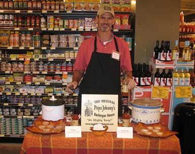 Papa Johnny at Whole Foods Market Demonstration